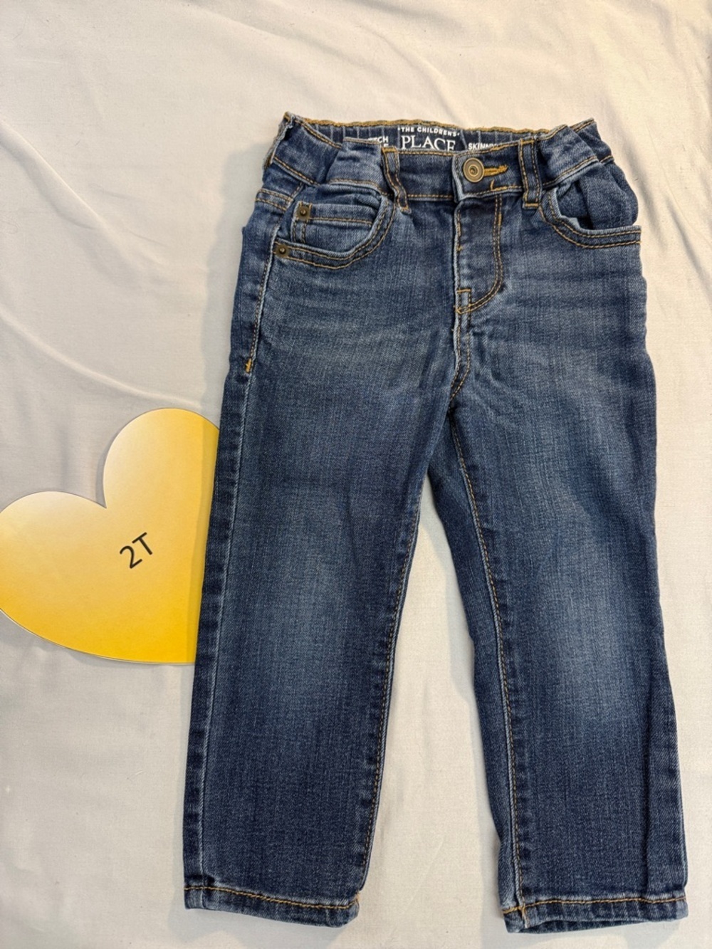 The Children's Place - Skinny jeans with adjustable waistband. Size 2T